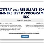 dv lottery 2024 ประกาศผล